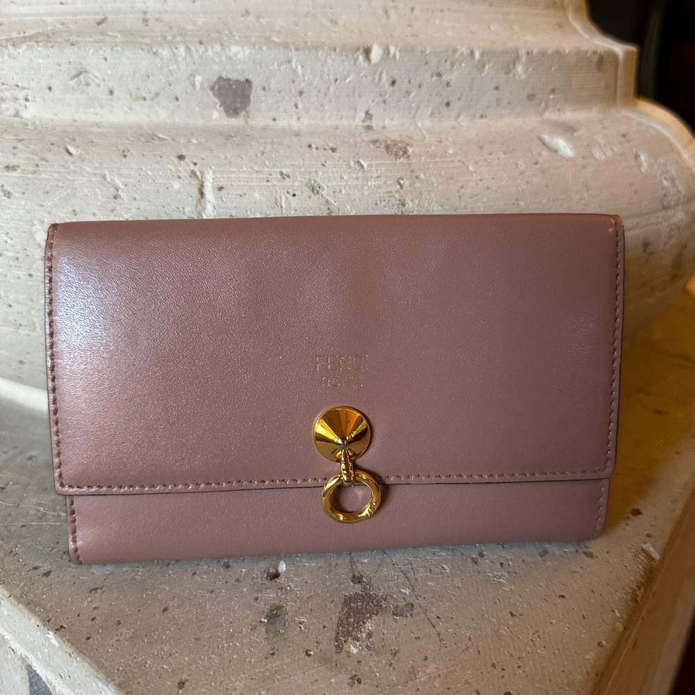 Fendi By The Way English Rose Medium Wallet